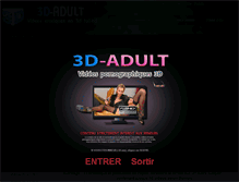 Tablet Screenshot of 3d-adult.com